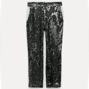 ZARA SEQUIN PANTS ZW COLLECTION